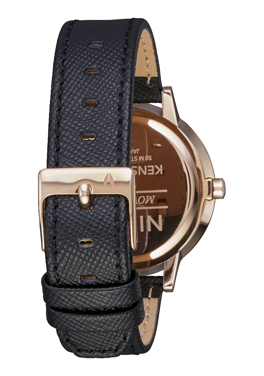 Kensington Cuir - Or rose / Noir - Image 3