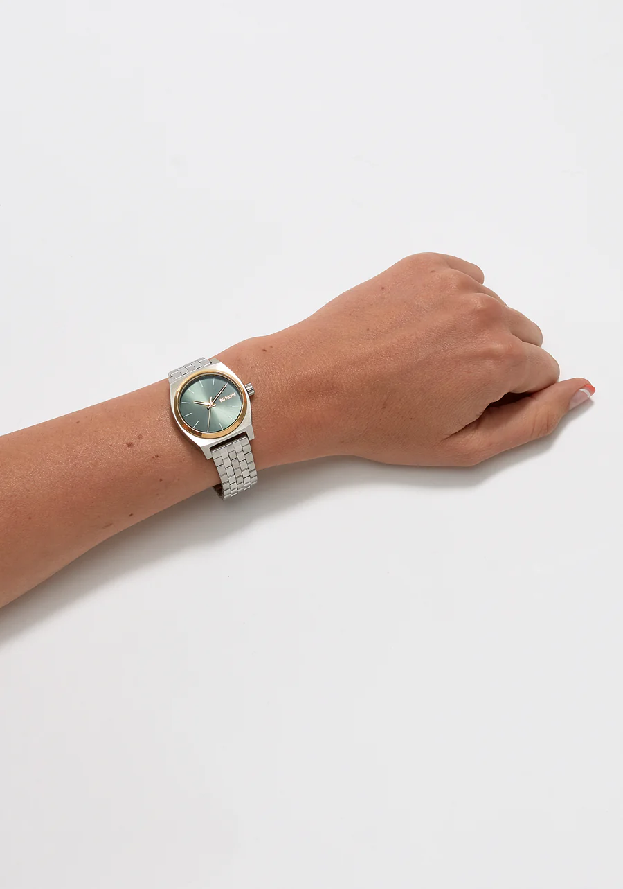 Moyenne Time Teller - Argent / Or / Agave - Image 5