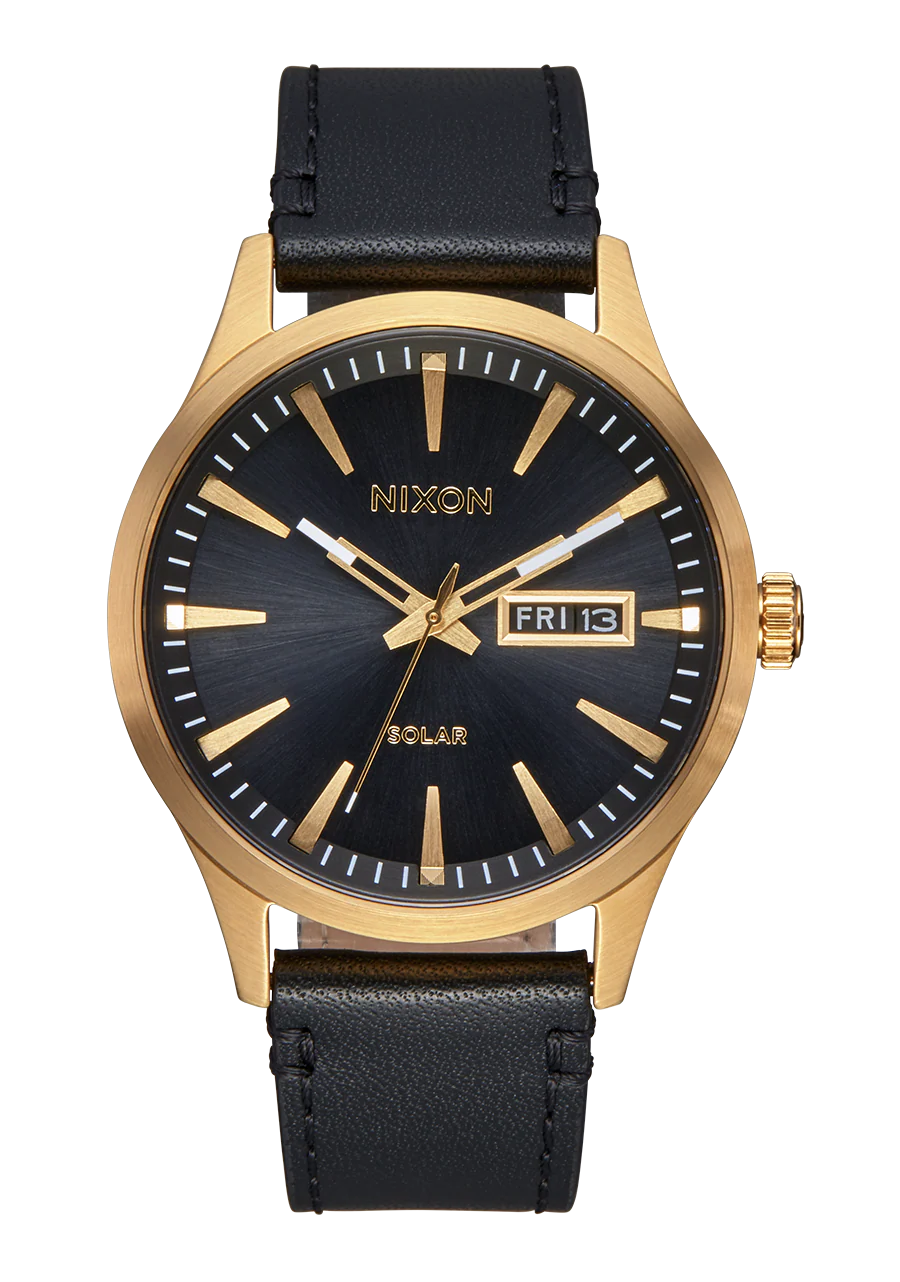 Sentry Solaire Cuir - Tout or / noir
