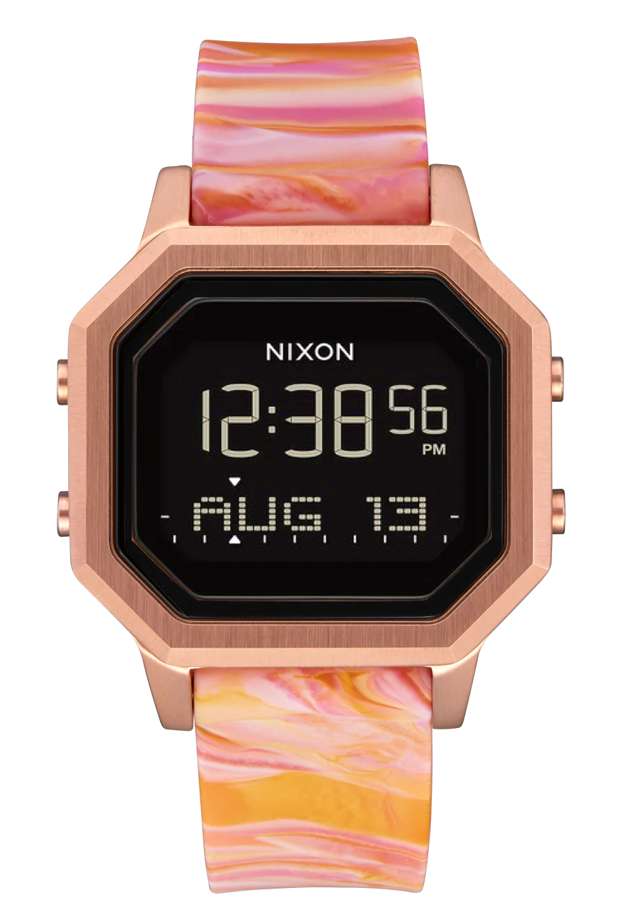 Siren Acier Inoxydable - Or rose / Marbre rose