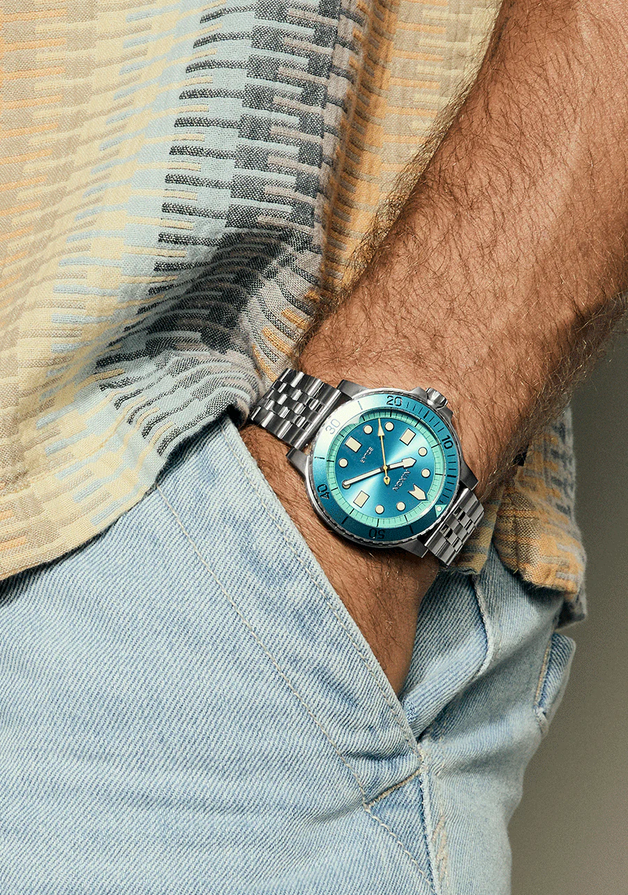 Stinger 44 - Argent / Bleu Byron / Vert - Image 10