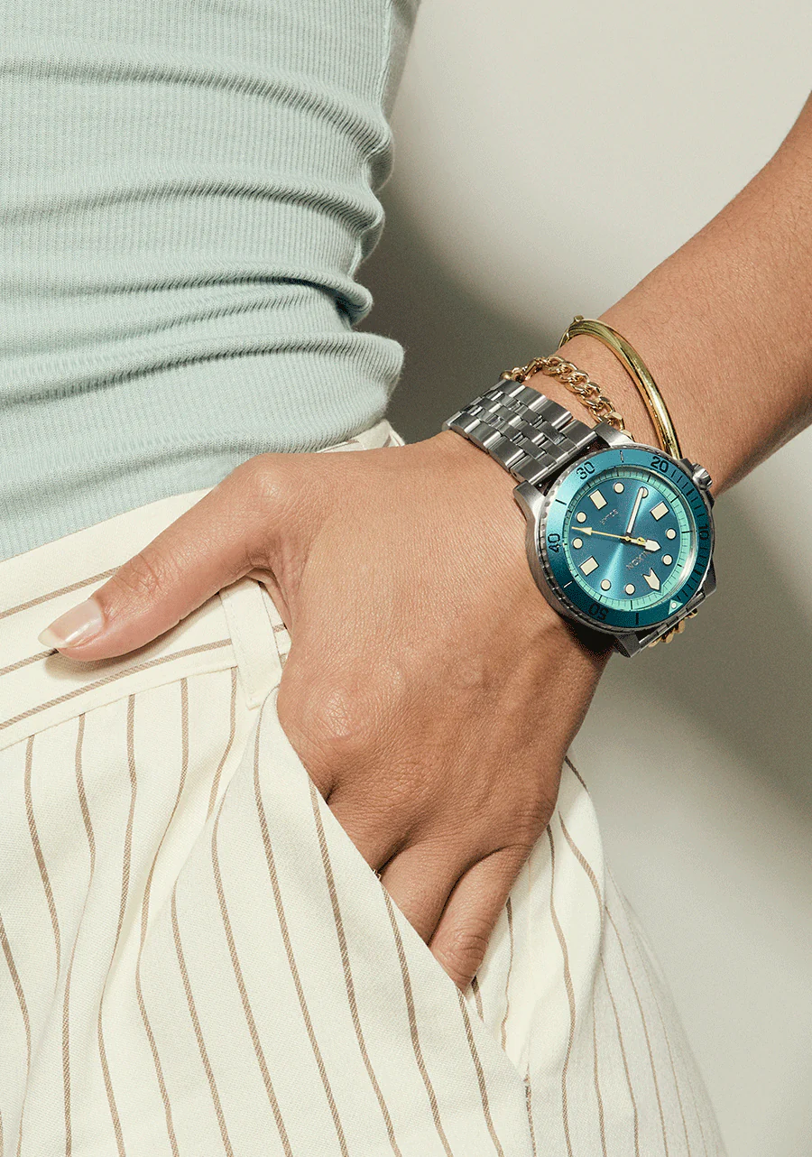 Stinger 44 - Argent / Bleu Byron / Vert - Image 11